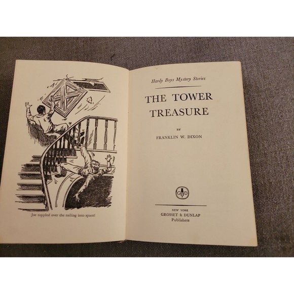 1959 The Tower Treasure by Franklin W. Dixon: The Hardy Boys - Picture 9 of 12